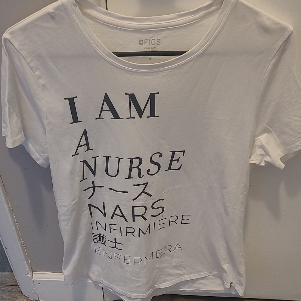 Womens Figs T Shirt Size Med.